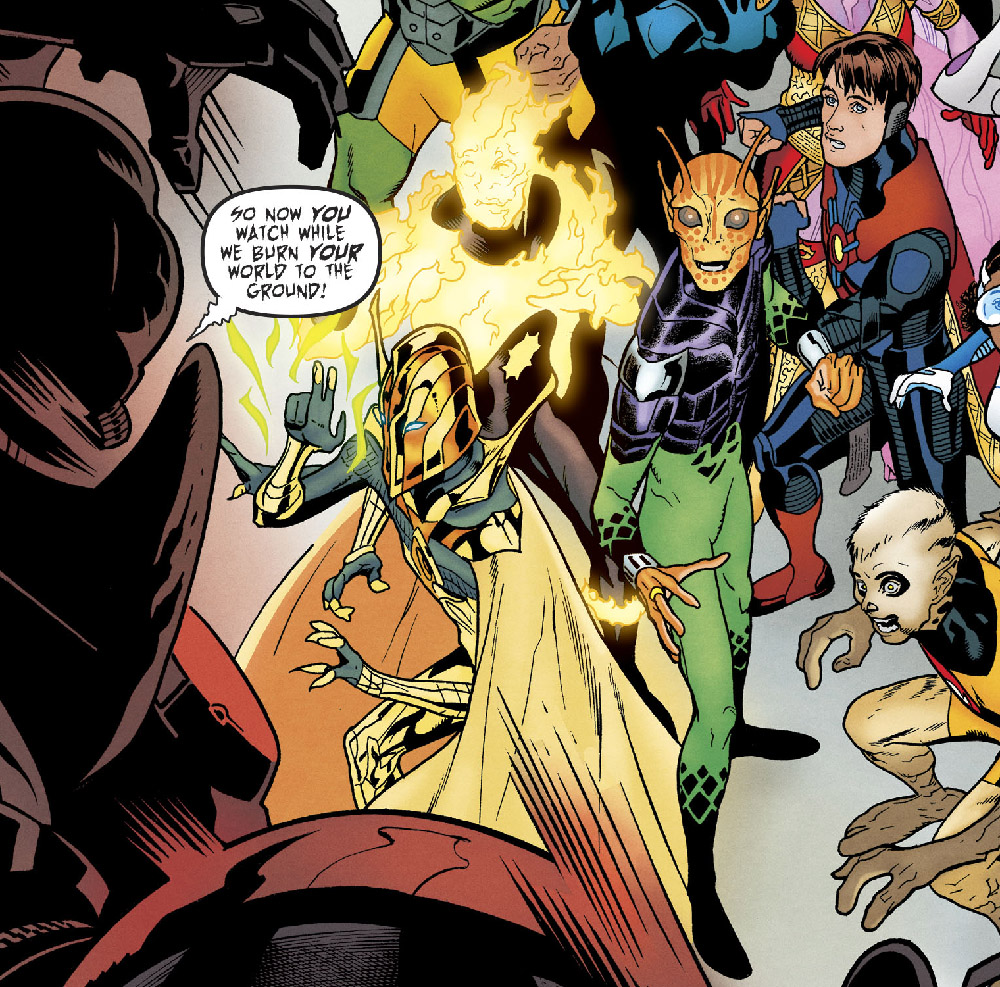 The Rebirth Legionnaires Monster Boy Doctor Fate Gold Lantern Soultaker